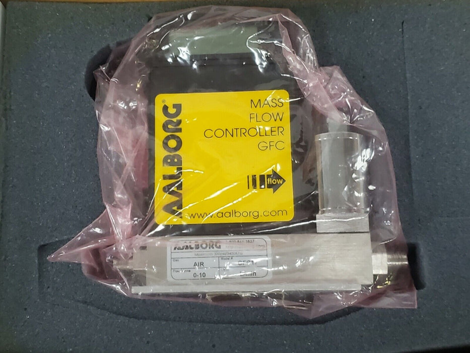 NIB AALBORG GFCS-010629 MASS FLOW CONTROLLER GFC17 0-10 L/min AIR MFC01A