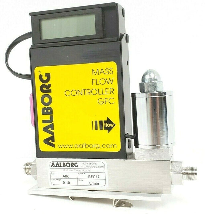 NIB AALBORG GFCS-010629 MASS FLOW CONTROLLER GFC17 0-10 L/min AIR MFC01A