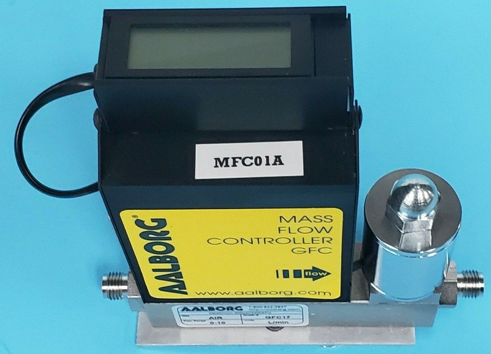 NIB AALBORG GFCS-010629 MASS FLOW CONTROLLER GFC17 0-10 L/min AIR MFC01A