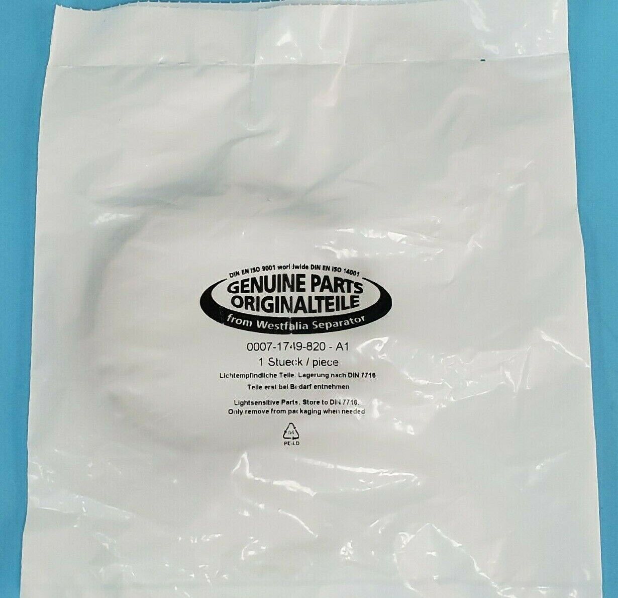 NEW GEA 0007-1749-820-A1 O-RING 00071749820A1