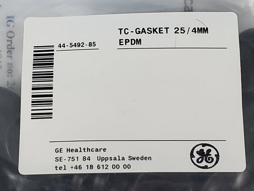 BAG OF 100 NEW GE HEALTHCARE 44-5492-85 TC-GASKETS 25/4MM EPDM TC 25/4 67065