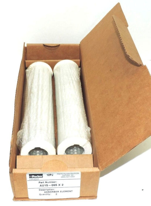 NIB PARKER AU15-095X2 ADSORBER ELEMENT (TWO IN BOX) AU15095X2