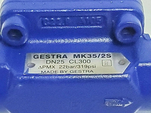 NEW GESTRA MK35/2S THERMOSTATIC STEAM TRAP DN25 CL300 C22.8 A105 RN 81 NR