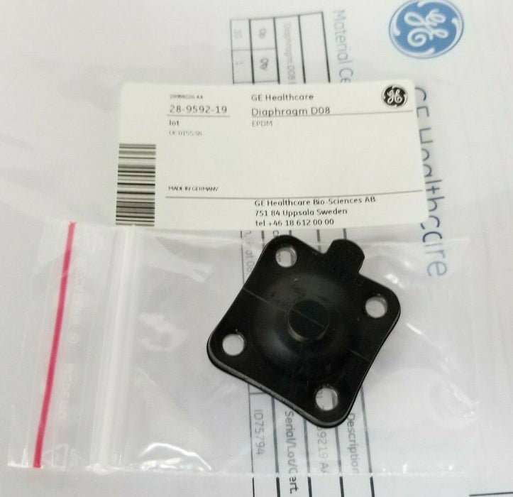 LOT OF 9 NEW GE HEALTHCARE 28-9592-19 VALVE DIAPHRAGMS D08 EPDM SEAT 08 28959219