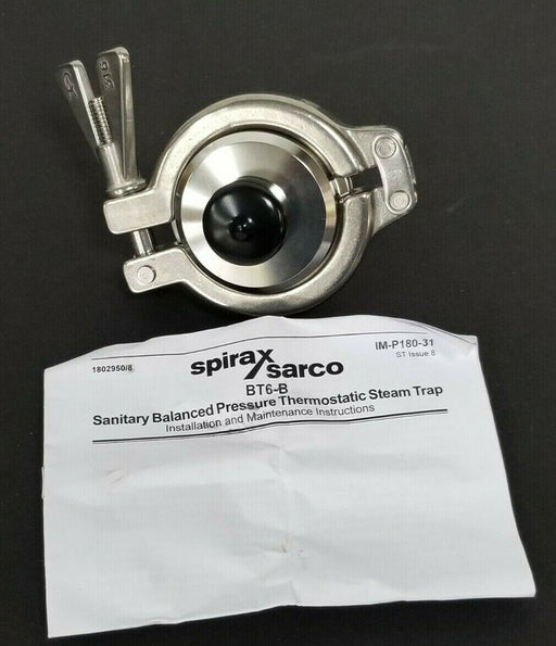 NIB SPIRAX SARCO BT6-BL 20MM STEAM TRAP ASSY. 0.375 RA ELECTRO POLISHED 1803055