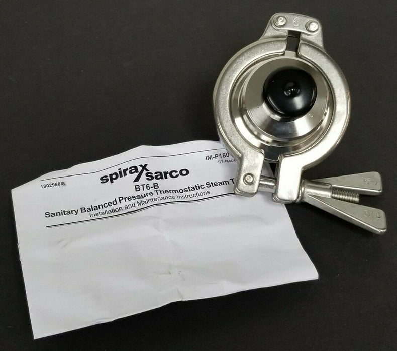 NIB SPIRAX SARCO BT6-BL 20MM STEAM TRAP ASSY. 0.375 RA ELECTRO POLISHED 1803055