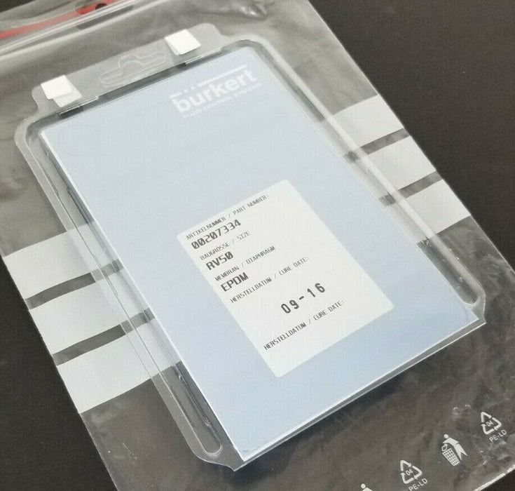 NEW GE / BURKERT 00207334 VALVE DIAPHRAGM EPDM 2035 RV50 207334 44549908