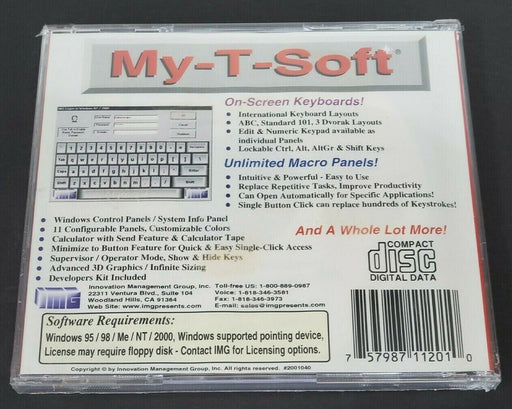 NEW MILLIPORE P65643 MY-T-SOFT VIRTUAL KEYBOARD