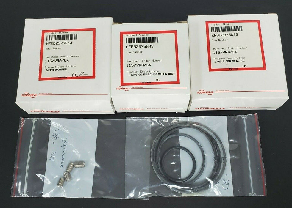 NIB FLOWSERVE 1.750 REPAIR KIT KR3C2375D33, AEPB2375WN3, MEED2375DZ3