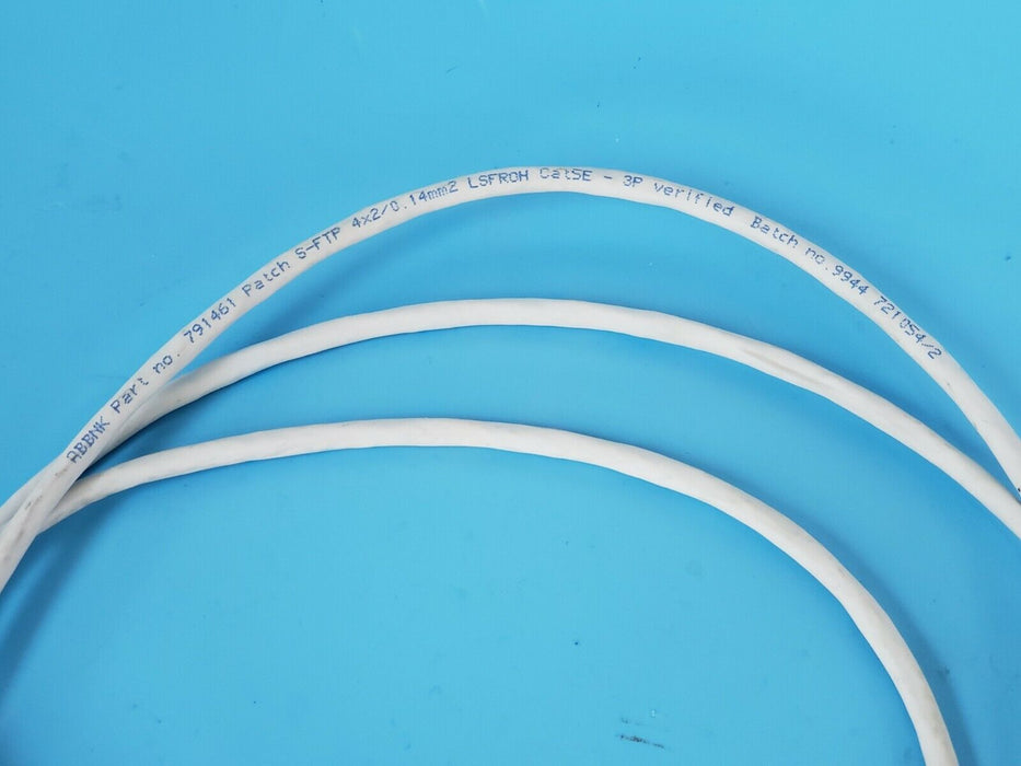 NEW DRAKA ABBNK 791461 PATCH S-FTP 4x2/0.14mm2 LSFROH CATSE CABLE 721054/2