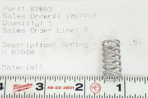 NEW BAUMANN 87803 SPRING STEM .51n 87000