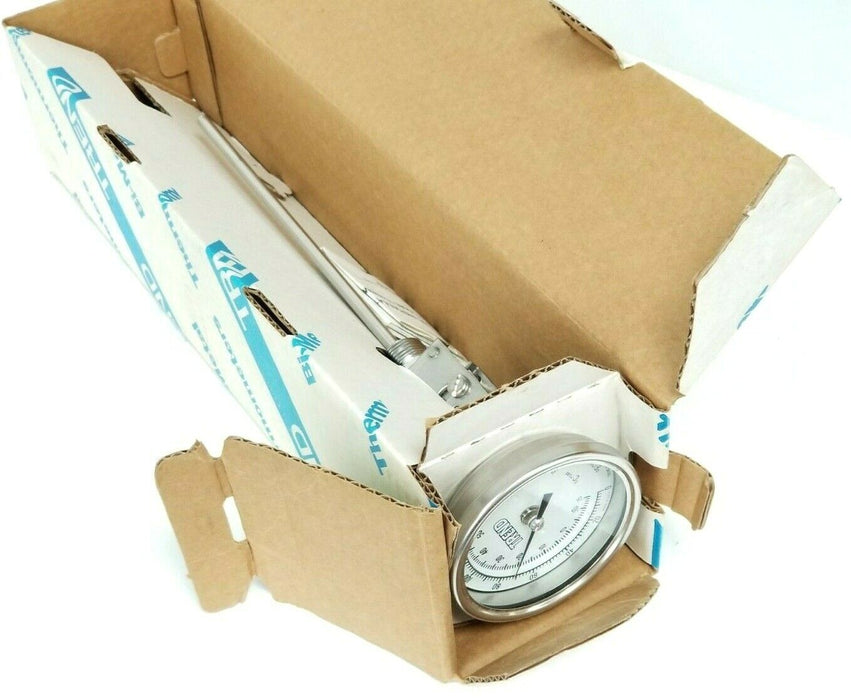 NIB TREND INSTRUMENTS MODEL 32 THERMOMETER 9'' STEM 228.6mm 0-200 DEG. F