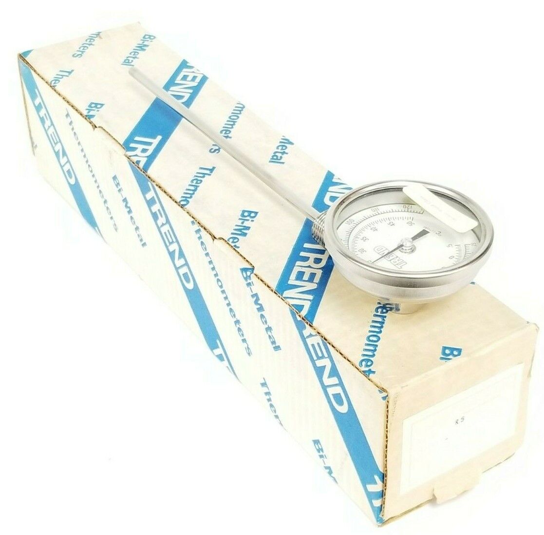 NIB TREND INSTRUMENTS MODEL 31RS THERMOMETER 9'' STEM 228.6mm 25-125 DEG. F