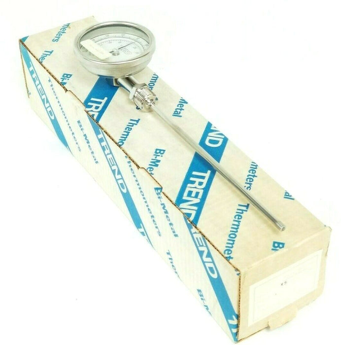 NIB TREND INSTRUMENTS MODEL 31RS THERMOMETER 9'' STEM 228.6mm 25-125 DEG. F