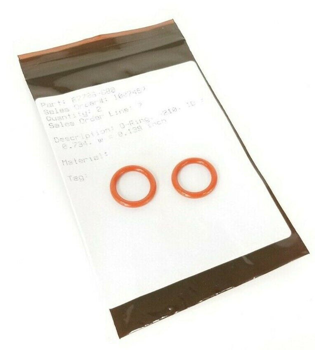 LOT OF 2 NEW BAUMANN 87706-688 O-RINGS -210 ID=0.734 W=0.139 IN. 87706688