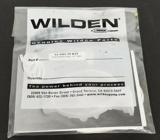 NEW WILDEN 01-9501-99 KIT EXPANDED PTFE, 1/4'' T&G