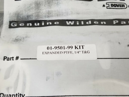 NEW WILDEN 01-9501-99 KIT EXPANDED PTFE, 1/4'' T&G