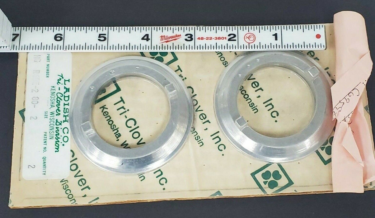 LOT OF 2 NEW TRI-CLOVER HG R60E-2-80-2 SEAL RINGS R60E-2-80-2