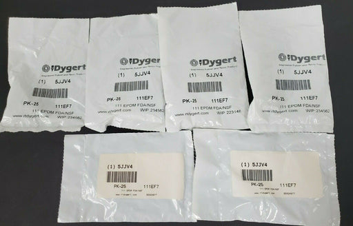 LOT OF 150 RT DYGERT 5JJV4 O-RINGS 111 EPDM FDA/NSF