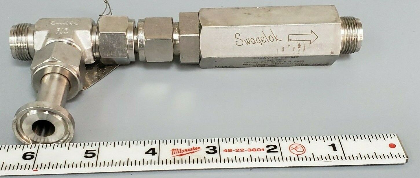 SWAGELOK SS-AVT8-S8-M2 STEAM TRAP 10-100 PSI SSAVT8S8M2, 0.68-6.8 BAR