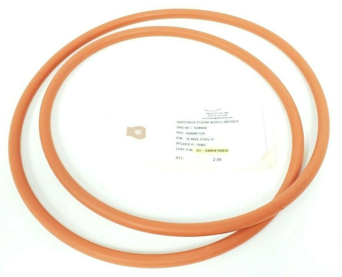 NEW SARTORIUS 18.000X.375SL70 SPLICED O-RING 3562167 / 1539959 BU-GKMW160834
