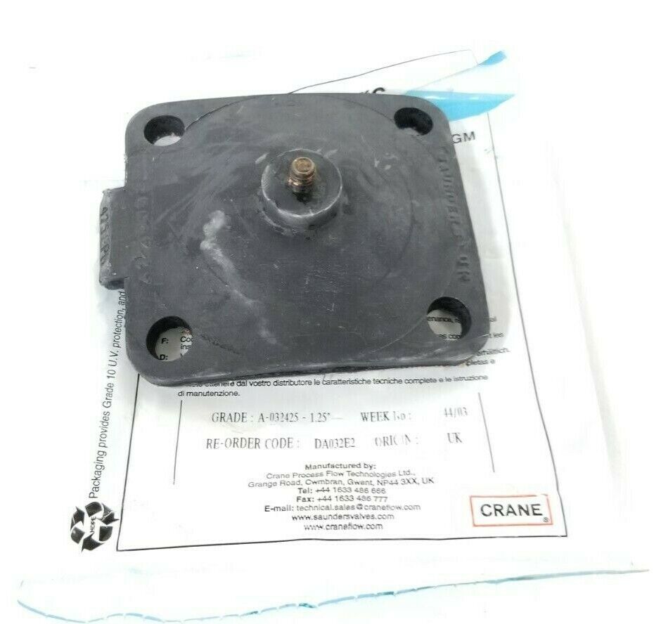 NEW SAUNDERS DA032E2 DIAPHRAGM A-032425-1.25'' 425 EPM A 1 1/4 DN32