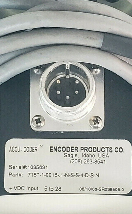 IED / ENCODER PRODUCTS C2R-240/16PPR W/ 715*-1-0016-.1-N-S-S-4-D-S-N ENCODER