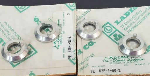 LOT OF 4 NEW TRI-CLOVER FE R3E-1-80-2 SEAL RINGS