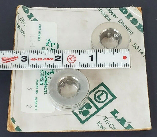 LOT OF 2 NEW TRI-CLOVER R3E-1-80-S WEAR RINGS