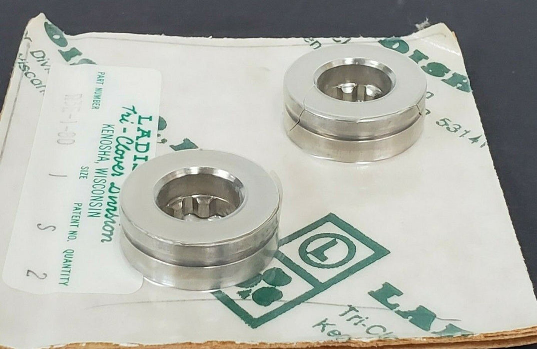 LOT OF 2 NEW TRI-CLOVER R3E-1-80-S WEAR RINGS