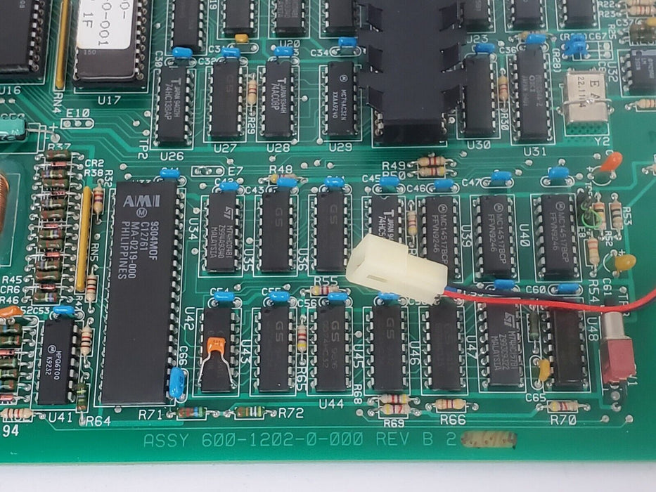 GOULD / MODICON 600-1202-0-000 REV. B2 CONTROL BOARD PCB 120 60012020000