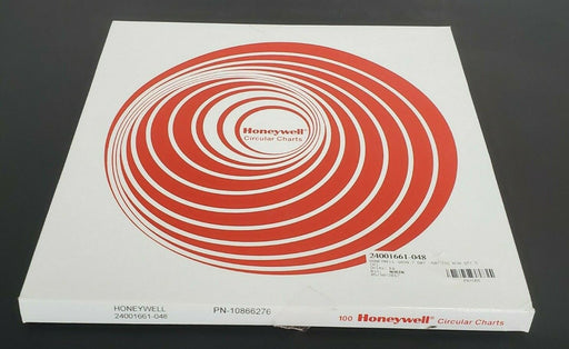 BOX OF 100 NEW HONEYWELL 24001661-048 CIRCULAR CHART RECORDERS PN-10866276