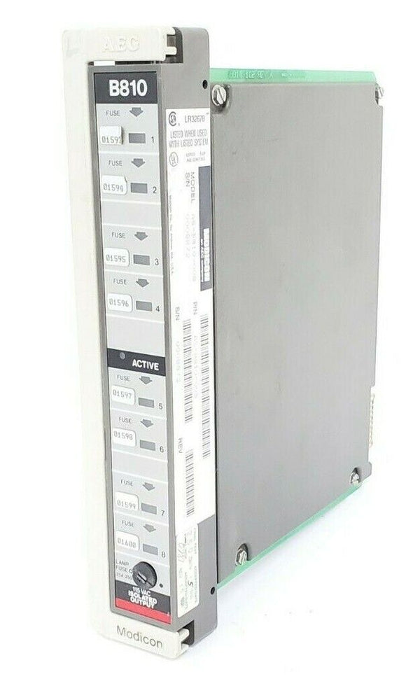 MODICON AS-B810-008 ISOLATED OUTPUT MODULE AS-B810-100 REV. A7 ASB810008