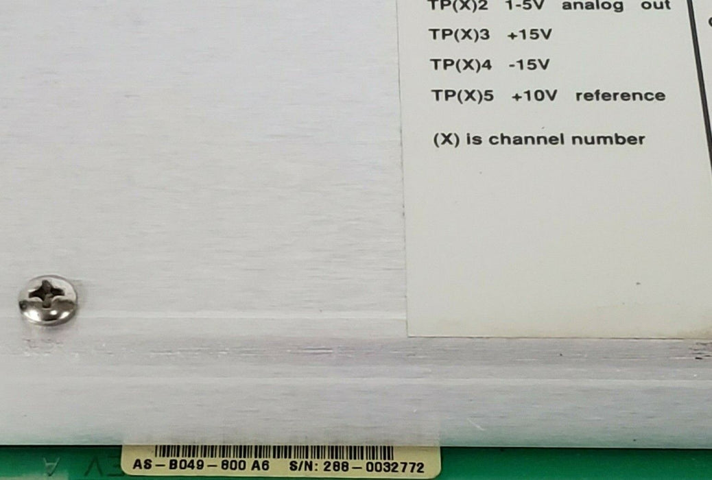 SCHNEIDER / MODICON AS-B872-100 ANALOG OUTPUT MODULE 4-20mA 4CH ASB872100