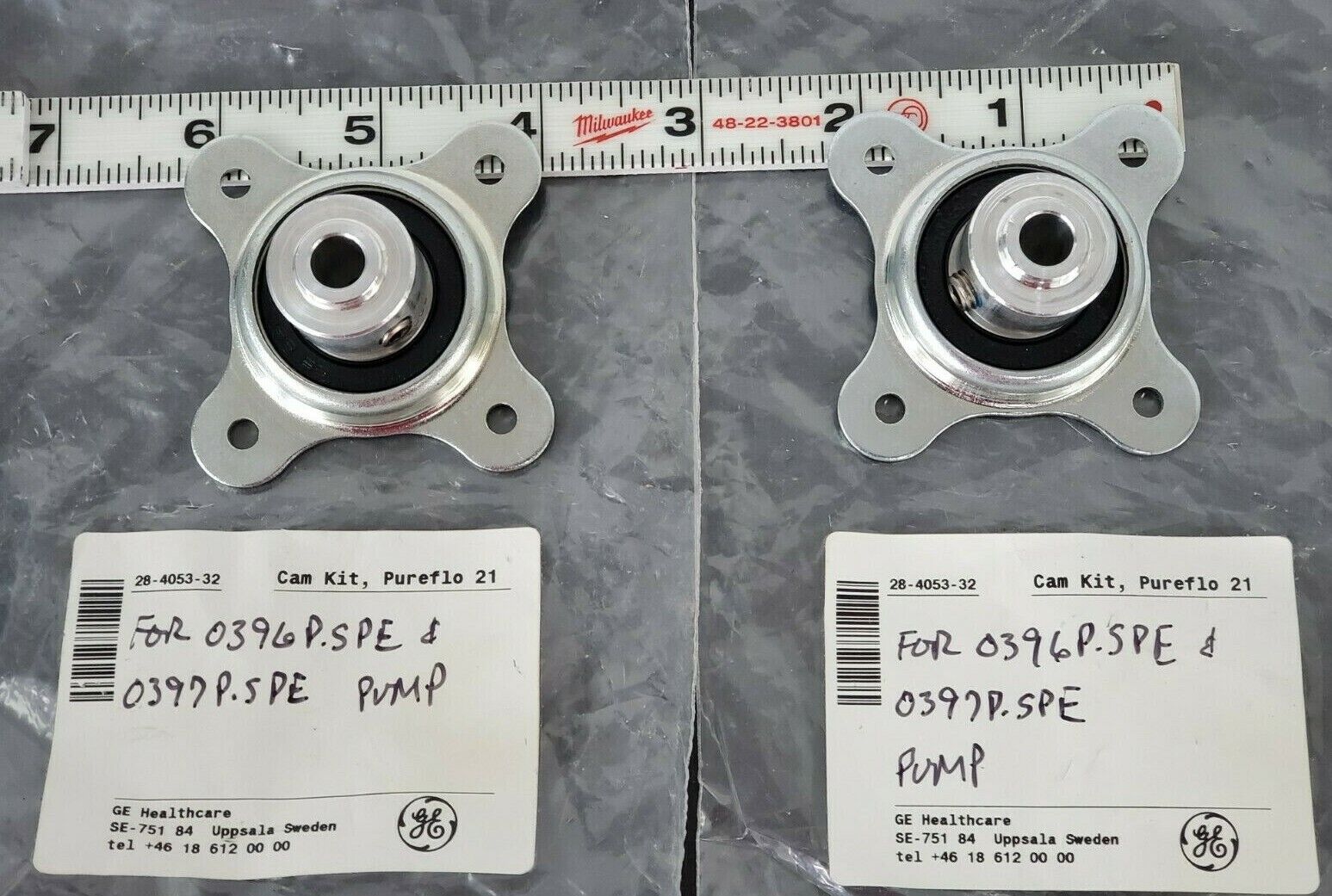 LOT OF 2 NEW GE HEALTHCARE 28-4053-32 CAM KITS, PUREFLO 21