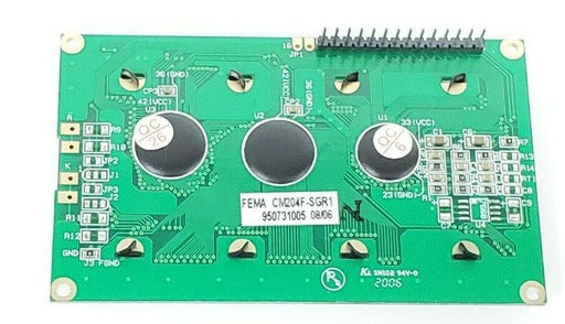 FLUID COMPONENTS FEMA CM204F-SGR1 LCD BOARD 950731005