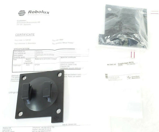 LOT OF 2 NEW AMERSHAM BIOSCIENCES 44-5507-42 DIAPHRAGM RV70 EPDM TO: 168266