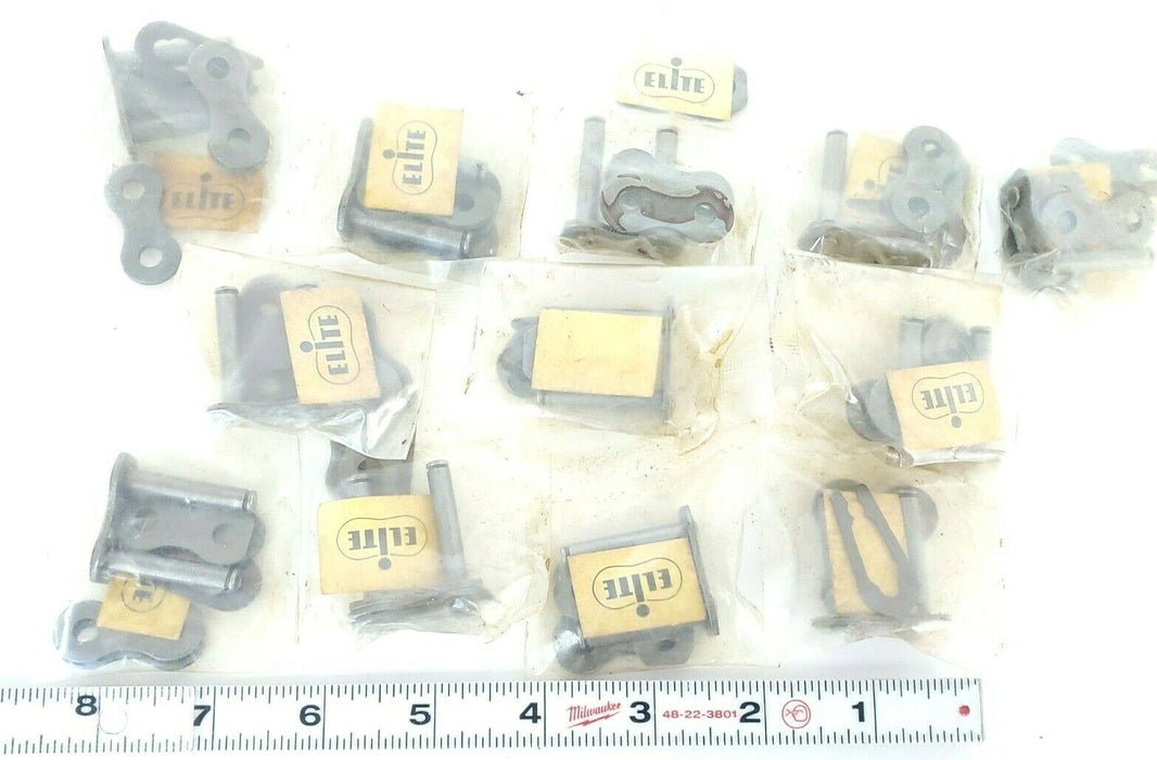 LOT OF 12 NEW ELITE CONNECTING LINKS ZK 900, 26 F.E. 3/4'' KE