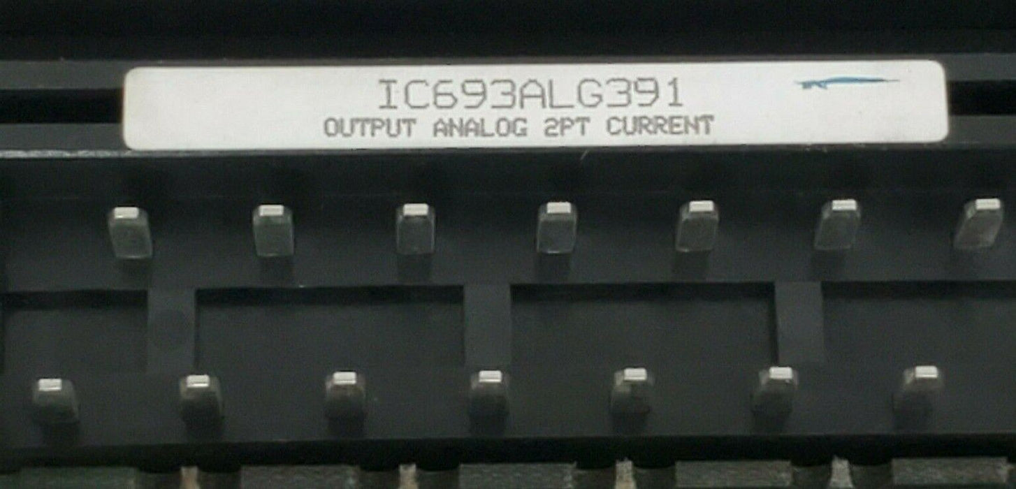 GE FANUC IC693ALG391B OUTPUT MODULE 2PT CURRENT IC693ALG391