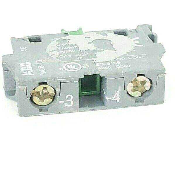 ABB MCB-10 CONTACT BLOCK CONTACT BLOCK 10AMP 690V