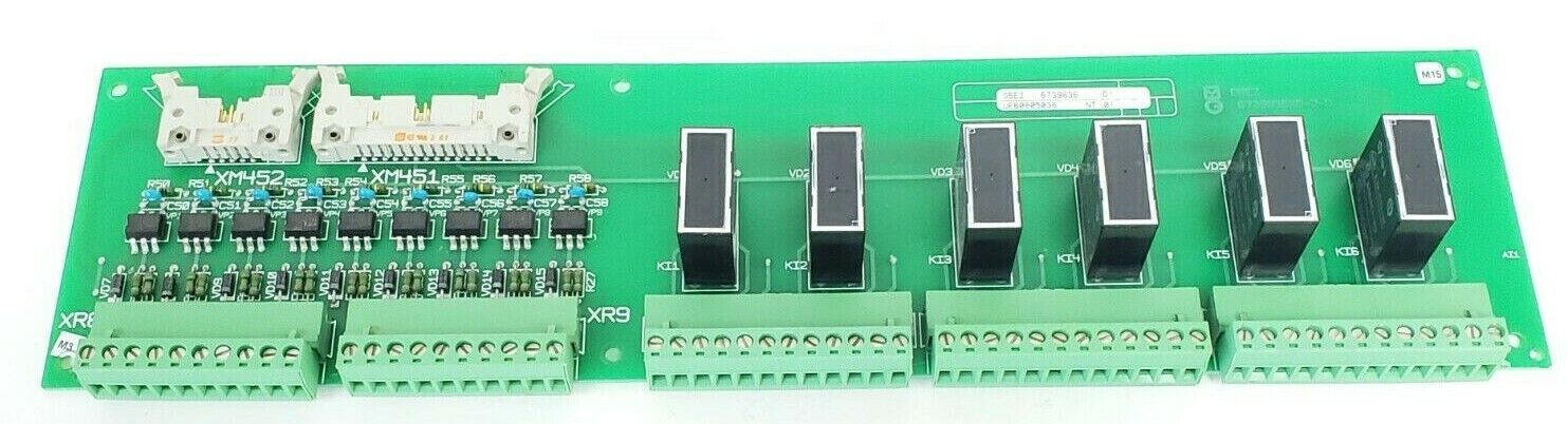 MERLIN GERIN OBEZ 6739835XD-2-D PLC PC BOARD 6739835XD-1-D