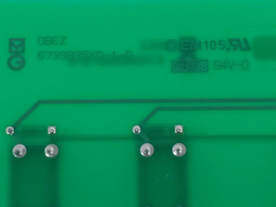 MERLIN GERIN OBEZ 6739835XD-2-D PLC PC BOARD 6739835XD-1-D