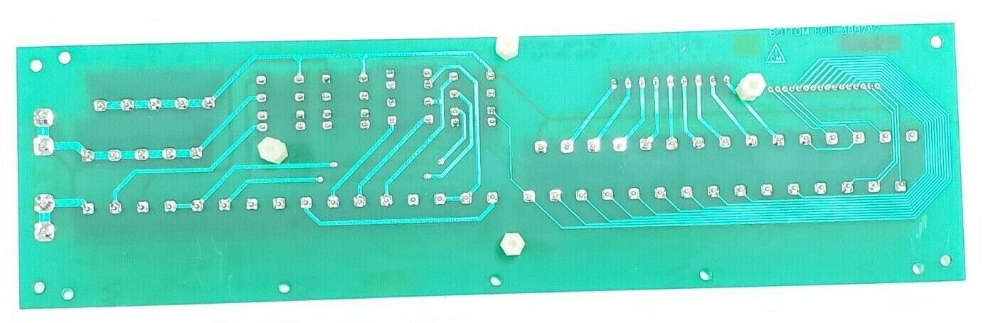 ABB 380742 REV. E RELAY TERMINAL BOARD W/ FUSES