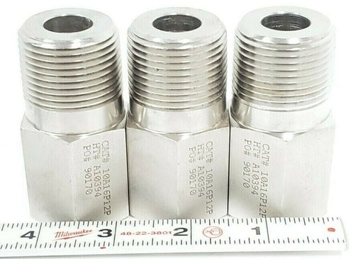 LOT OF 3 NEW BUTECH 10A16P12P ADAPTERS HT#: A10394 PO#: 90170