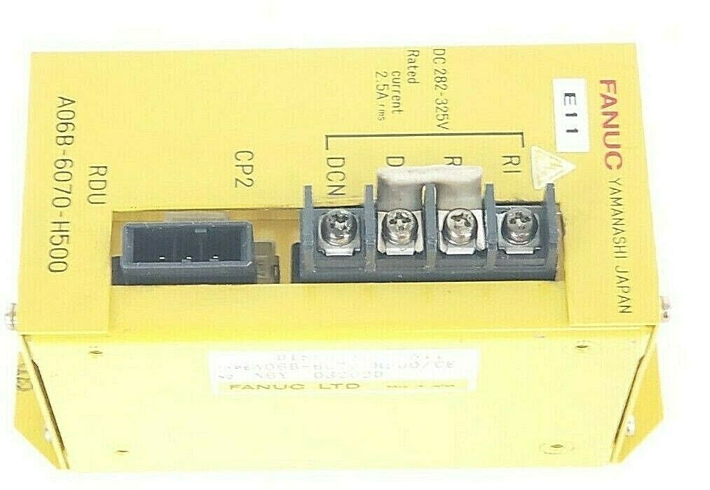 FANUC A06B-6070-H500 SERVO DISCHARGE UNIT MODULE A06B6070H500