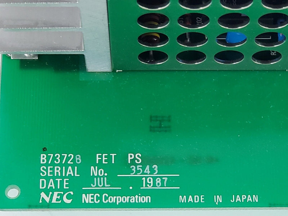 NEC CORP. B7372B POWER SUPPLY BOARD 182-420883