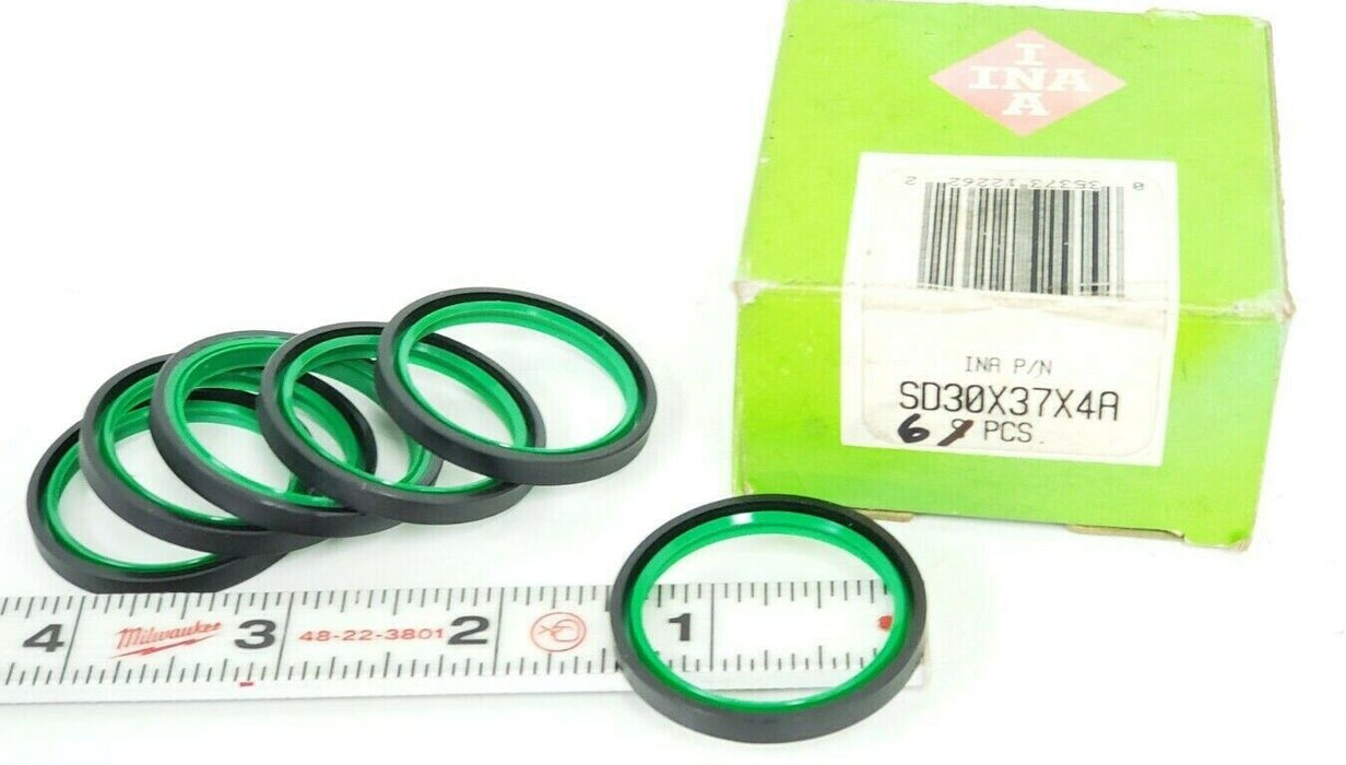 BOX OF 6 NEW INA SD30X37X4A OIL SEALS