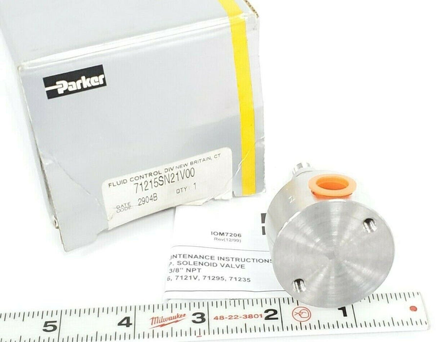 NIB PARKER 71215SN21V00 SOLENOID VALVE