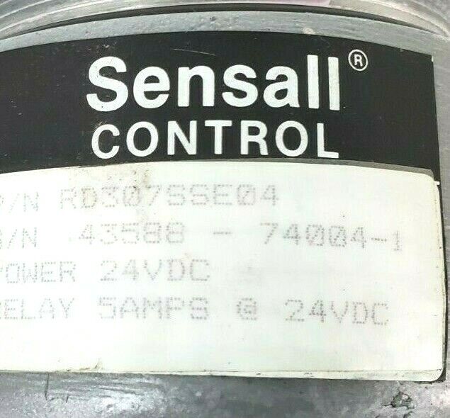 ROSEMOUNT SENSALL CONTROL RD307SSE04 INTERFACE LEVEL SWITCH 24VDC