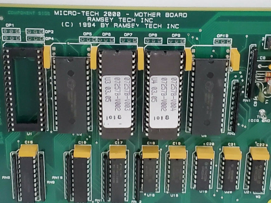 NEW RAMSEY / MICRO-TECH 2000 D07257B-E001 REV. S MOTHERBOARD C072757-E003 REV. G